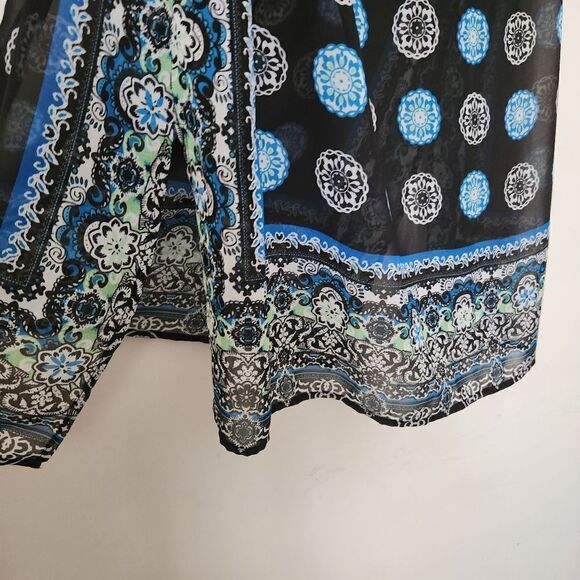 INC International Concepts Woman Sheer Deep V-Neck Sleeveless Blouse Size 1X - Picture 5 of 5